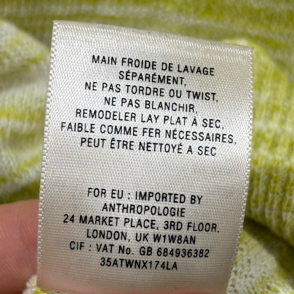 Anthropologie Moth Marled v-neck pullover sweater - Picture 6 of 7